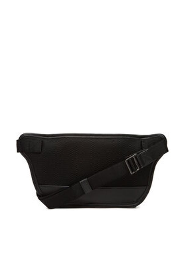 Calvin Klein Saszetka nerka Sculpted Impression Waistbag 38 LV04G3160G Czarny. Kolor: czarny. Materiał: skóra