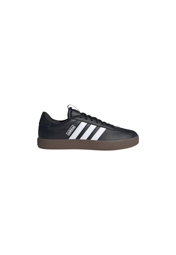 Adidas - Buty do chodzenia męskie adidas VL Court 3.4. Okazja: na co dzień. Kolor: czarny. Materiał: zamsz. Sport: turystyka piesza