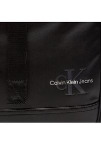 Calvin Klein Jeans Plecak Monogram Soft Rolltop K50K512033 Czarny. Kolor: czarny. Materiał: skóra #2