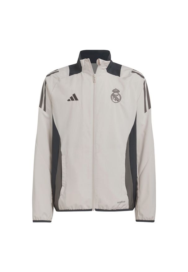 Adidas - Dziecięca bluza dresowa Real Madrid 2024/25. Kolor: różowy. Materiał: dresówka. Sport: piłka nożna