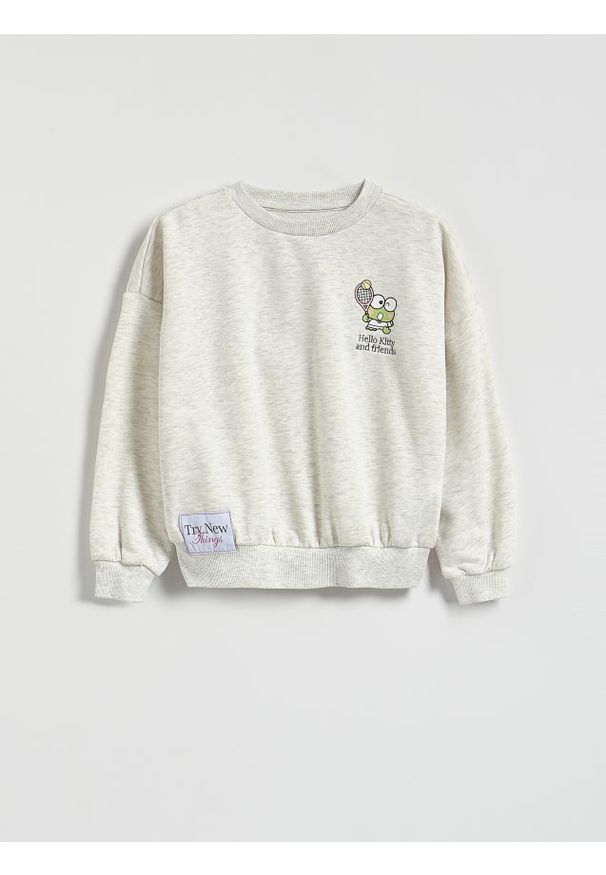 Reserved - Bluza Hello Kitty and Friends - złamana biel. Materiał: bawełna. Wzór: motyw z bajki