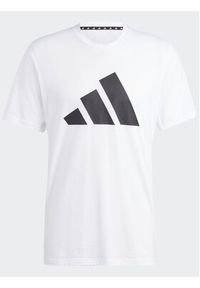 Adidas - adidas T-Shirt Train Essentials Feelready Logo Training IM4373 Biały Regular Fit. Kolor: biały. Materiał: bawełna