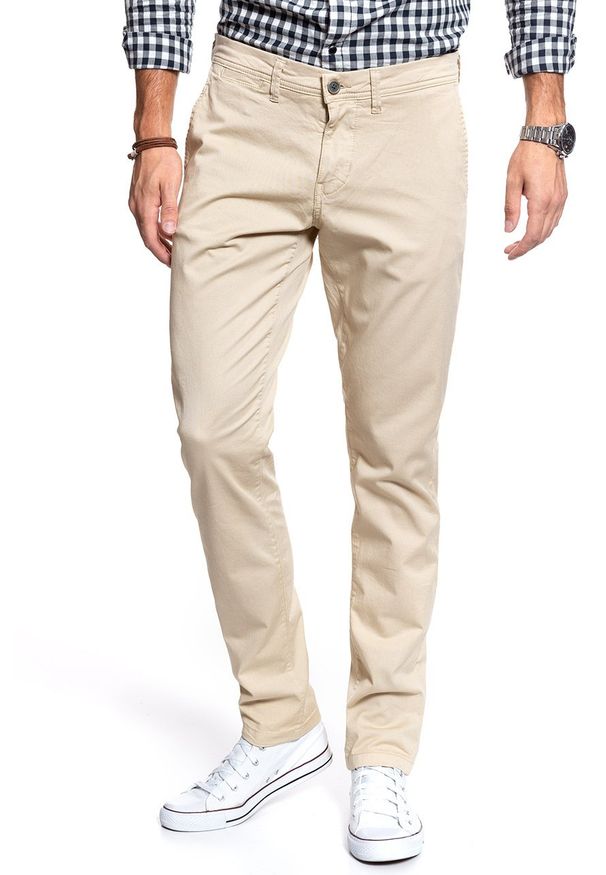 Mustang - MUSTANG SPODNIE MĘSKIE Classic Chino 1009612 4014. Materiał: materiał