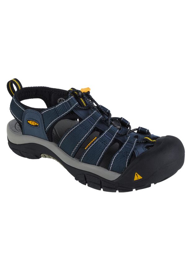 keen - Buty do chodzenia męskie Keen Newport H2. Kolor: niebieski. Materiał: materiał, syntetyk, tkanina. Sport: turystyka piesza