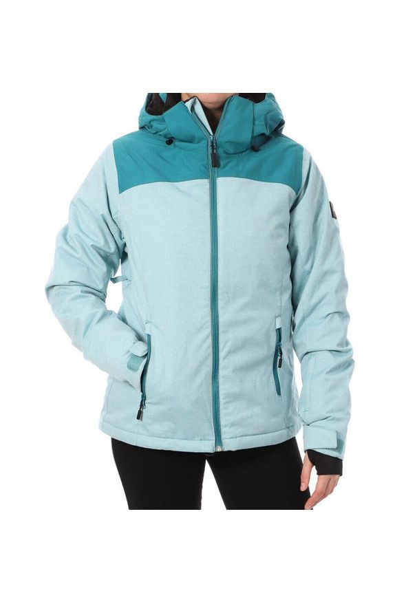 Kurtka zimowa na narty i snowboard damska O'Neill 10K. Kolor: niebieski. Materiał: poliester. Sezon: zima. Sport: narciarstwo, snowboard