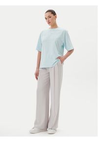BOSS T-Shirt C_Enis 50523256 Turkusowy Oversize. Kolor: turkusowy. Materiał: bawełna