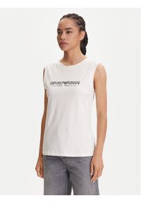 Emporio Armani Underwear Top EW000410 AF10881 U1131 Biały Regular Fit. Kolor: biały. Materiał: bawełna