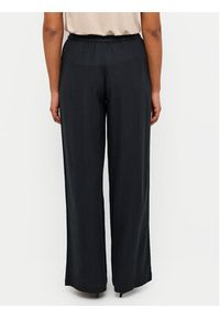 Kaffe Spodnie materiałowe Milia 10508314 Czarny Loose Fit. Kolor: czarny. Materiał: len, wiskoza