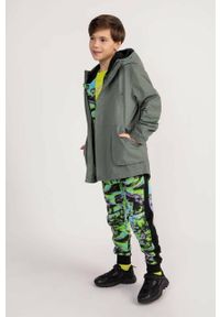 COCCODRILLO - Coccodrillo kurtka dziecięca kolor zielony. Okazja: na co dzień. Typ kołnierza: kaptur. Kolor: zielony. Materiał: materiał. Styl: casual #3