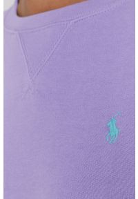 Polo Ralph Lauren - Bluza. Typ kołnierza: polo. Kolor: fioletowy. Wzór: aplikacja #3