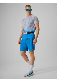 4f - 4F Spodenki do biegania szybkoschnące męskie - niebieskie XL. Kolor: niebieski. Materiał: materiał. Długość: krótkie. Sport: bieganie, fitness #1