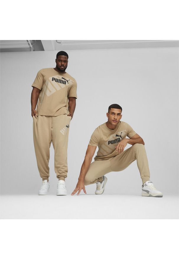 Puma Koszulka Power Graphic 67896083. Kolor: beżowy