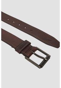 Aeronautica Militare - AERONAUTICA MILITARE Brązowy męski skórzany pasek, Rozmiar 105. Kolor: brązowy. Materiał: skóra. Styl: elegancki, klasyczny, casual #2