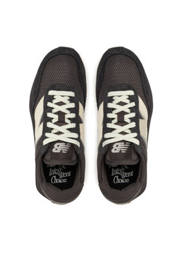 New Balance Sneakersy U370PB Czarny. Kolor: czarny. Materiał: zamsz, skóra