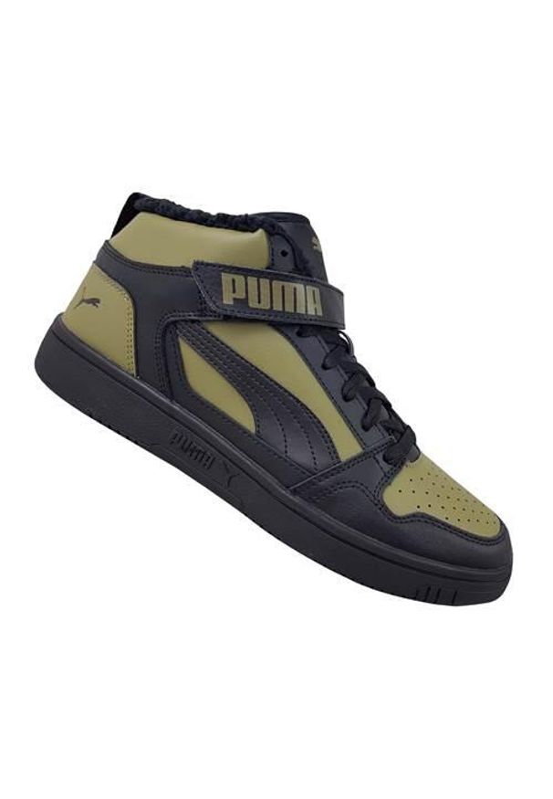 Buty do chodzenia męskie Puma Rebound Mid. Zapięcie: sznurówki. Kolor: wielokolorowy, czarny, zielony. Materiał: guma, materiał, syntetyk. Szerokość cholewki: normalna. Sport: turystyka piesza