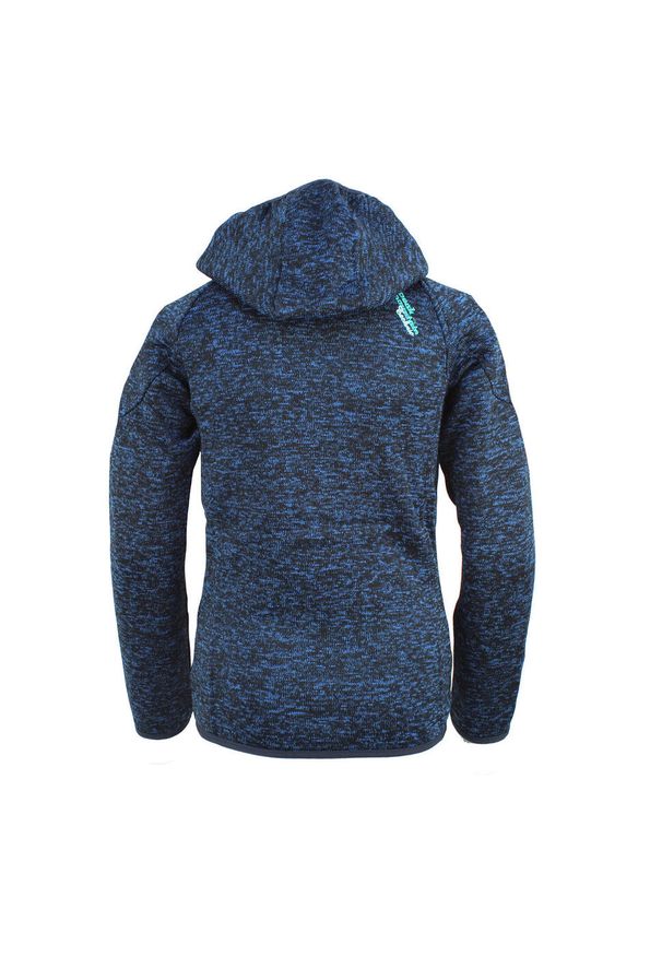 PEAK MOUNTAIN - Bluza z polaru dla dziewczynki Peak Mountain Gatora. Kolor: niebieski. Materiał: polar. Sezon: zima. Sport: narciarstwo