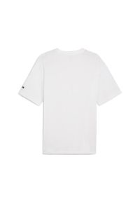 Koszulka sportowa męska Puma 67891302. Kolor: biały. Materiał: bawełna