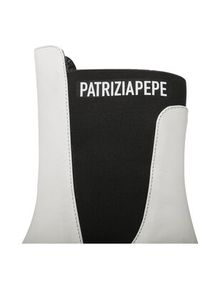 Patrizia Pepe Sztyblety CY9814/L011-W146 Biały. Kolor: biały. Materiał: skóra #3