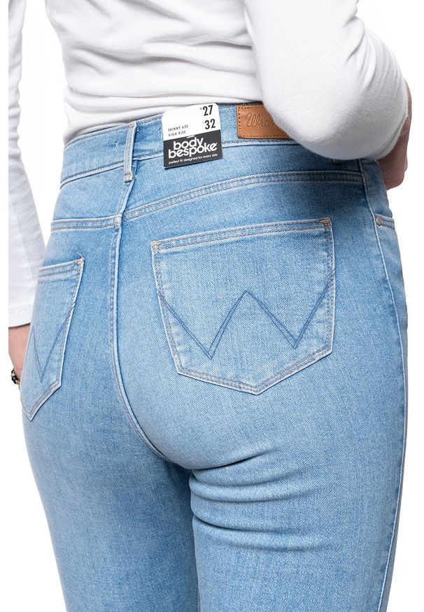 Wrangler - SPODNIE DAMSKIE WRANGLER HIGH RISE SKINNY SOFT CLOUD W27HZI29R 112128152