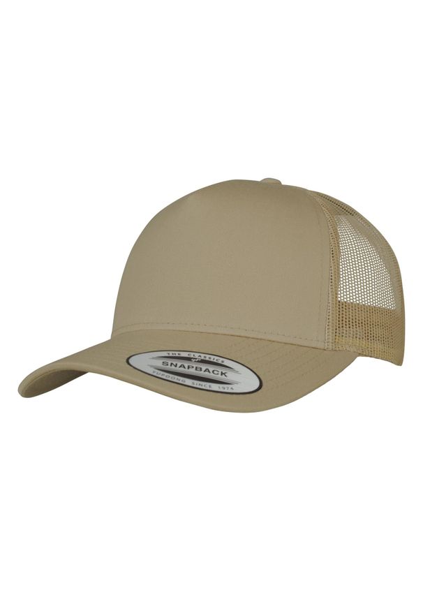 FLEXFIT - YP Classics Retro 5 Panel Trucker Cap. Kolor: brązowy, zielony, wielokolorowy. Styl: retro