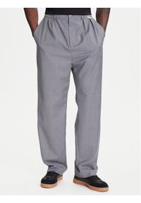 Kappa Spodnie materiałowe 62131TW 04Y Szary Regular Fit. Kolor: szary. Materiał: syntetyk