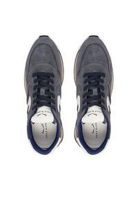 Voile Blanche Sneakersy Paris Race Man W 2018750-07 Granatowy. Kolor: niebieski. Materiał: zamsz, skóra