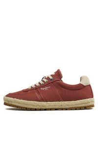 Pepe Jeans Sneakersy Drenan Sporty PMS10323 Czerwony. Kolor: czerwony. Materiał: materiał #4