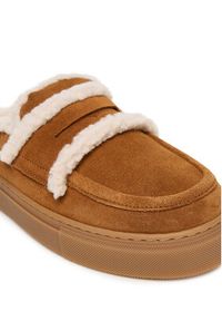 Inuikii Klapki Mule Wool 1004.017.0011 Brązowy. Kolor: brązowy. Materiał: zamsz, skóra #4