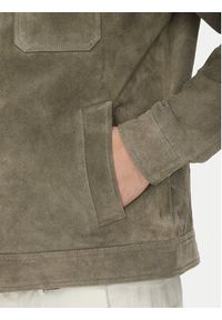 Serge Pariente Kurtka skórzana Cred Szary Regular Fit. Kolor: szary. Materiał: skóra #4