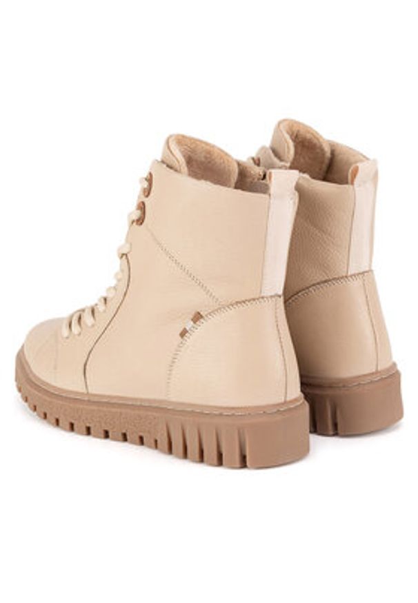 Go Soft Trzewiki WI32-FATIMA-01 Beżowy. Kolor: beżowy. Materiał: skóra