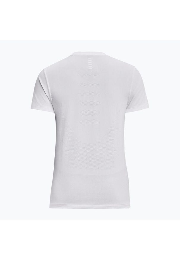T-shirt do biegania damski Under Armour Seamless Stride. Kolor: biały. Sport: bieganie