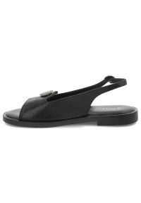 Czarne Sandały Vinceza Lekkie Eleganckie Obuwie Damskie. Okazja: na co dzień. Zapięcie: pasek. Kolor: czarny. Materiał: materiał. Sezon: lato. Styl: elegancki #5