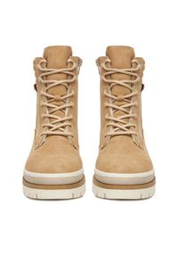 Rieker Trzewiki CEO-Y6225-60 Beżowy. Kolor: beżowy. Materiał: materiał #7