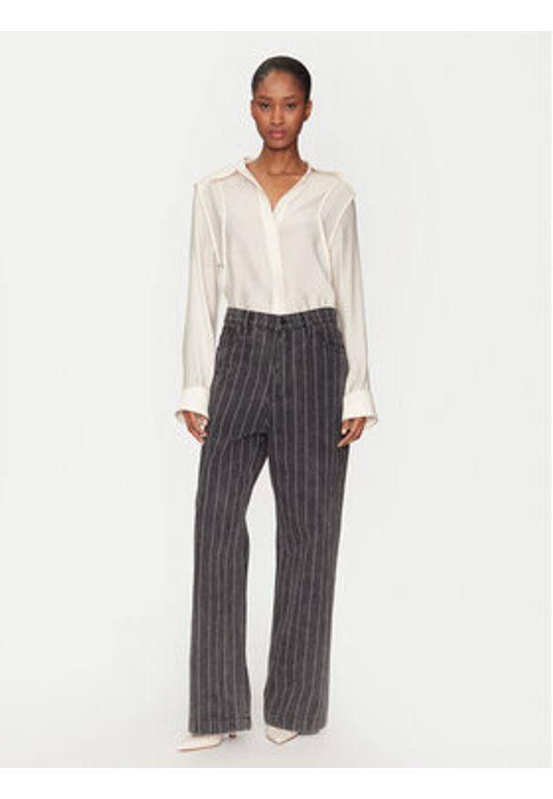 Day Birger et Mikkelsen - DAY BIRGER ÉT MIKKELSEN Koszula Scarlett DAY65243754 Beżowy Loose Fit. Kolor: beżowy. Materiał: wiskoza