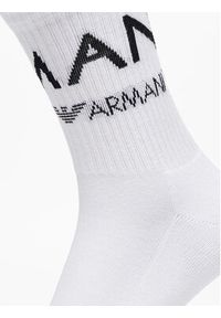 Emporio Armani Underwear Zestaw 2 par wysokich skarpet damskich 292303 4F227 00010 Biały. Kolor: biały. Materiał: materiał, bawełna #3