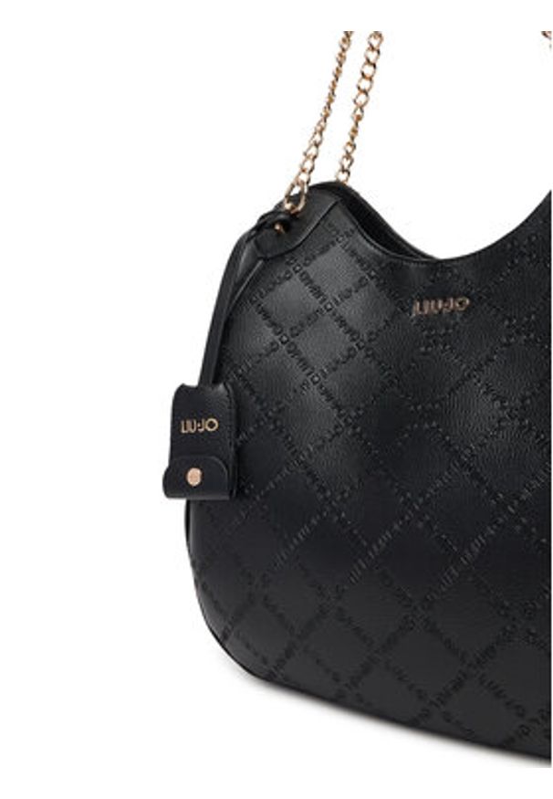 Liu Jo Torebka Ecs L Satchel AF5054 E0538 Czarny. Kolor: czarny. Materiał: skórzane