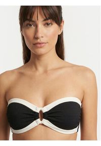 Seafolly Góra od bikini Band Wave 31577-305 Czarny. Kolor: czarny. Materiał: syntetyk #2