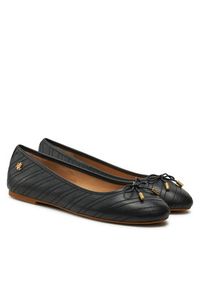 Lauren Ralph Lauren - LAUREN RALPH LAUREN Baleriny Jayna 802951489001 Czarny. Kolor: czarny. Materiał: skóra #6