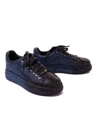GOE JJ2N4050 czarny/black, sneakersy damskie. Zapięcie: sznurówki. Kolor: czarny