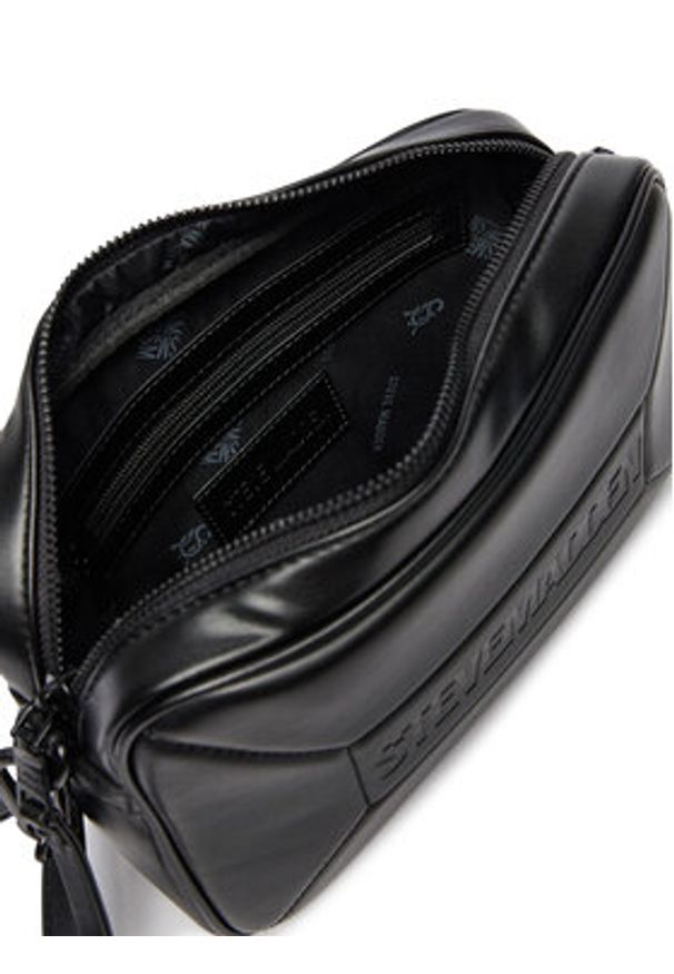 Steve Madden Torebka Brotor SM13001588 Czarny. Kolor: czarny. Materiał: skórzane
