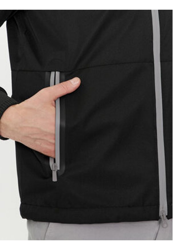 Geox Kurtka bomber Spherica M4522V T3083 F9000 Czarny Regular Fit. Kolor: czarny. Materiał: syntetyk