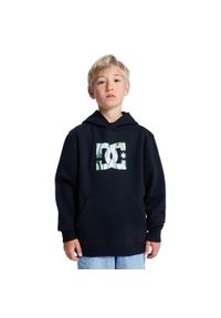 DC Shoes - Bluza z kapturem dla Chłopcy DC STAR FILLED Czarny. Typ kołnierza: kaptur. Kolor: czarny. Materiał: tkanina, poliester, bawełna. Sport: skateboard #1