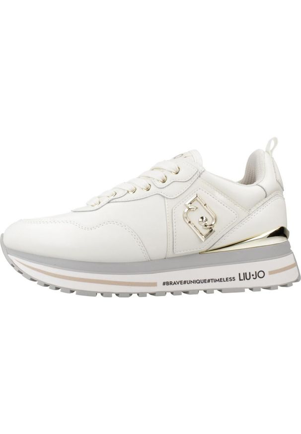 Liu Jo - Kapcie LIU-JO MAXI WONDER 01 Biały. Kolor: biały. Materiał: syntetyk, tkanina. Styl: sportowy