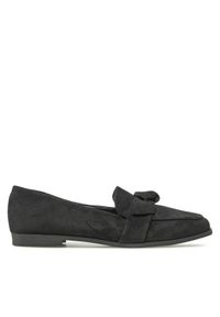DeeZee Loafersy WS270205-07 Czarny. Kolor: czarny. Materiał: materiał #1