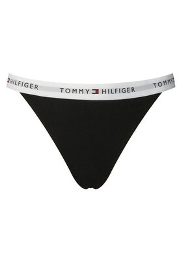 TOMMY HILFIGER - Tommy Hilfiger Komplet stringów UW0UW06518 Czarny. Kolor: czarny. Materiał: bawełna