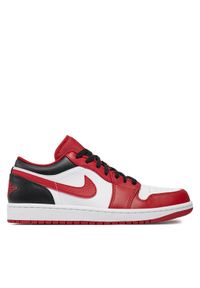 Nike Buty Air Jordan 1 Low 553558 163 Czerwony. Kolor: czerwony. Materiał: skóra. Model: Nike Air Jordan #1