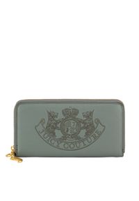 Juicy Couture Duży Portfel Damski BIJXT8652WVP Zielony. Kolor: zielony