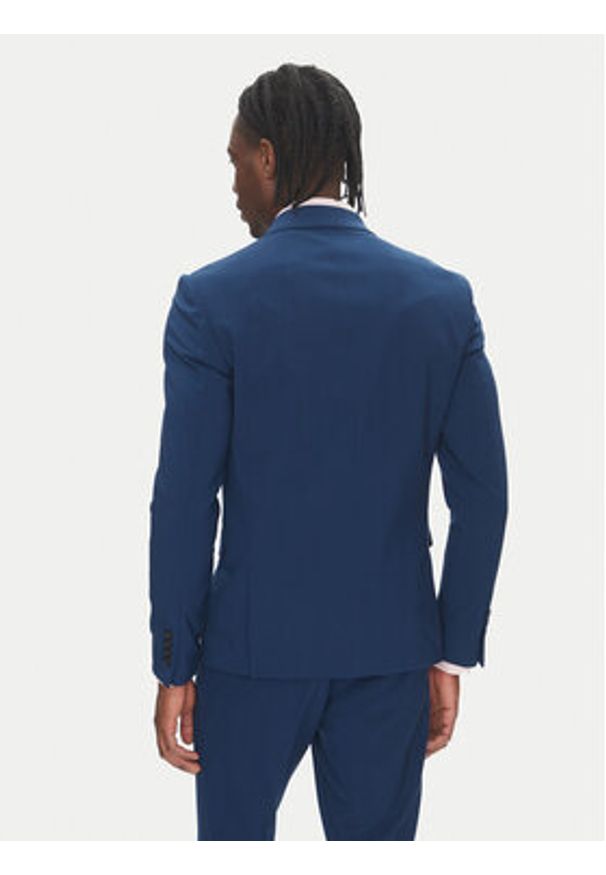 Lindbergh Garnitur 30-61040 Niebieski Slim Fit. Kolor: niebieski. Materiał: syntetyk