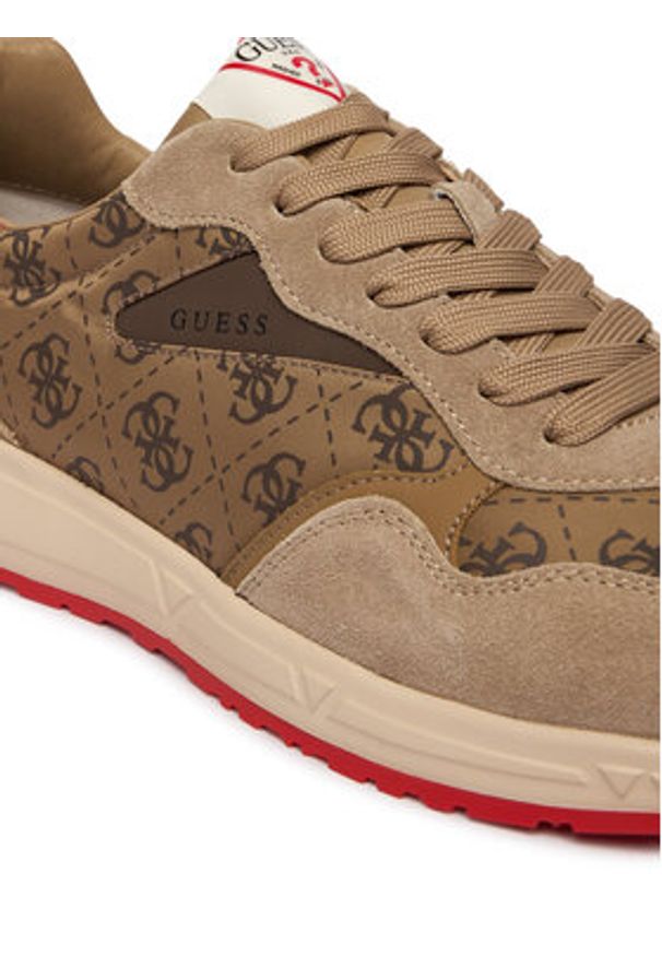 Guess Sneakersy 180542 Beżowy. Kolor: beżowy. Materiał: materiał