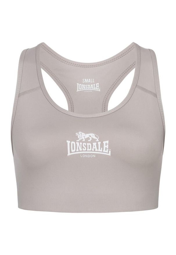 Biustonosz dla kobiet Lonsdale Wardour. Kolor: wielokolorowy, szary, biały. Sport: bieganie